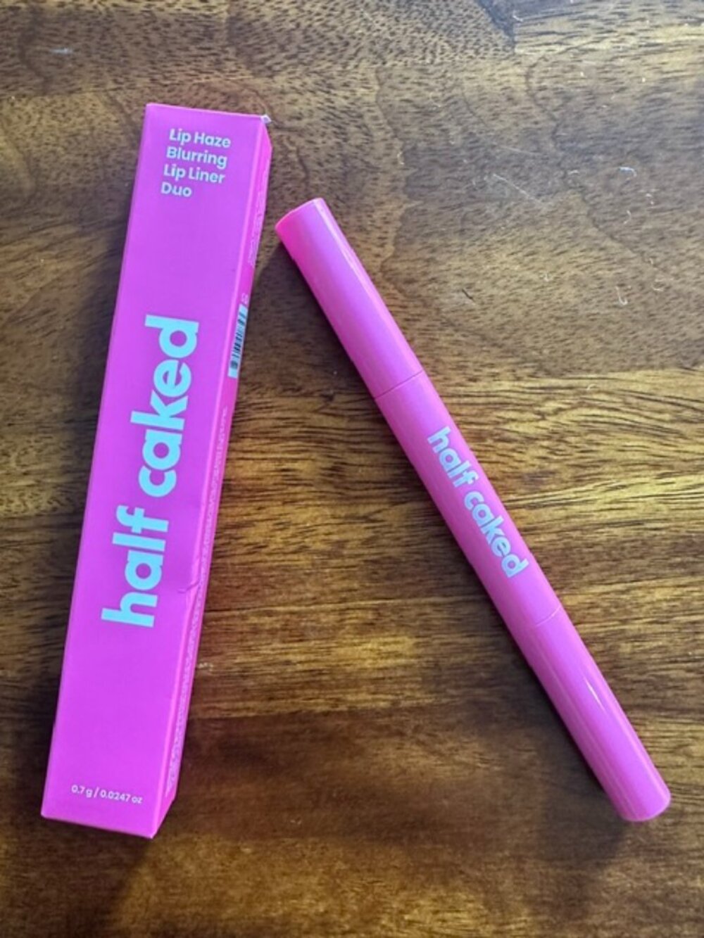 Half Caked Lip Haze Blurring Lip Liner Duo Nude Haze